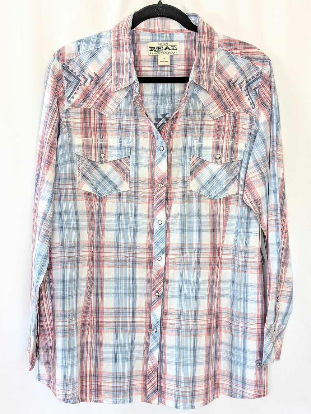 Ariat Real Snap Down Western Shirt NWT